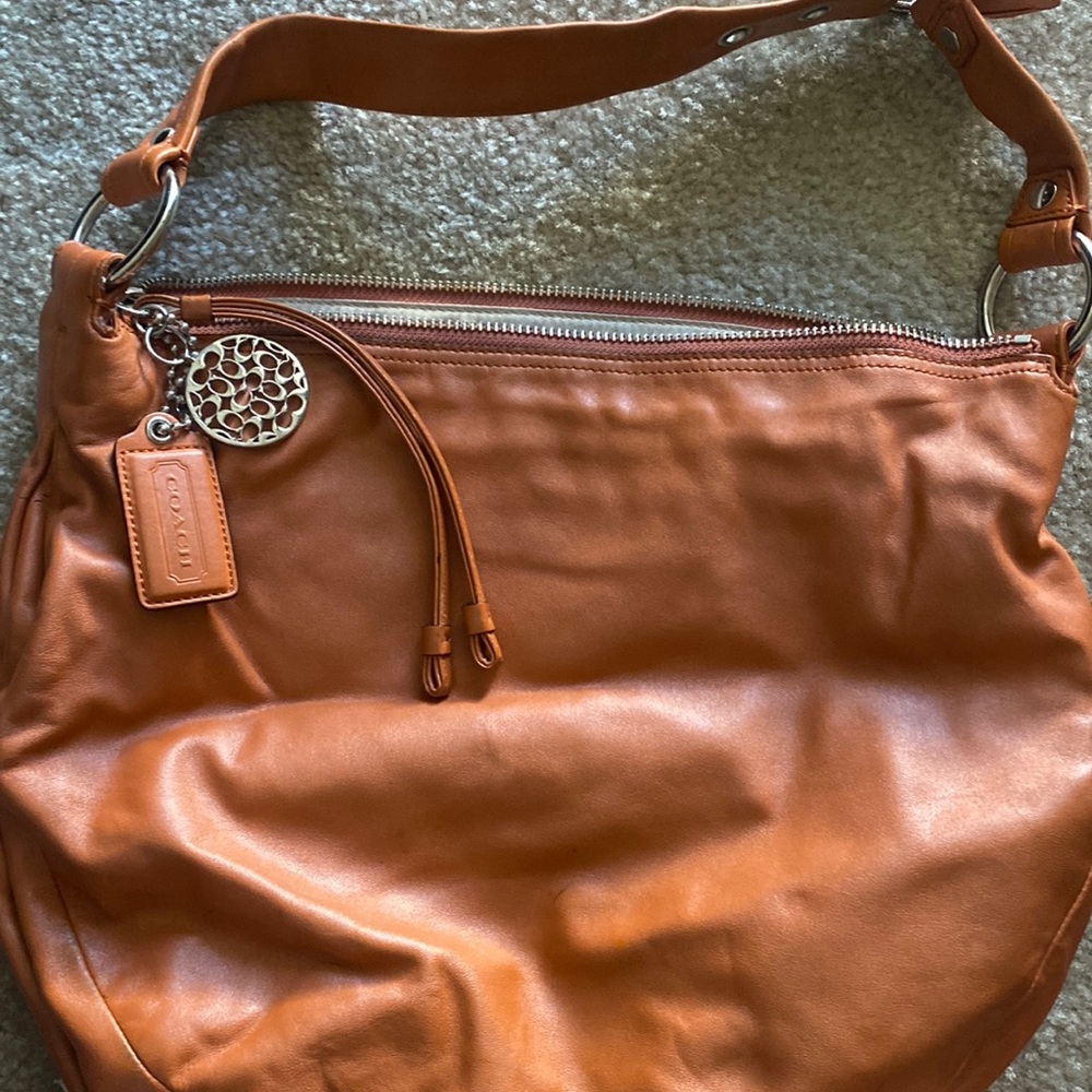 Coach leather purse